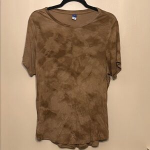 Women's Old NavyBrown Tie-Dye Top